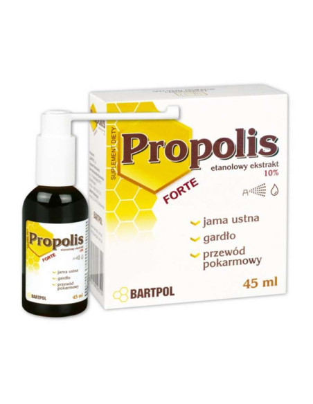 Propolis Forte etanolowy ekstrakt 10% - 45ml - Bartpol