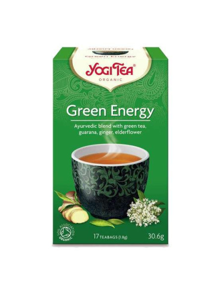 Herbata Green Energy (zielona energia) - 17x1,8g - Yogi Tea