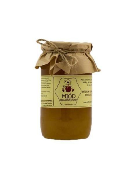 Miód Wielokwiatowy - 1kg - Miody Dworskie