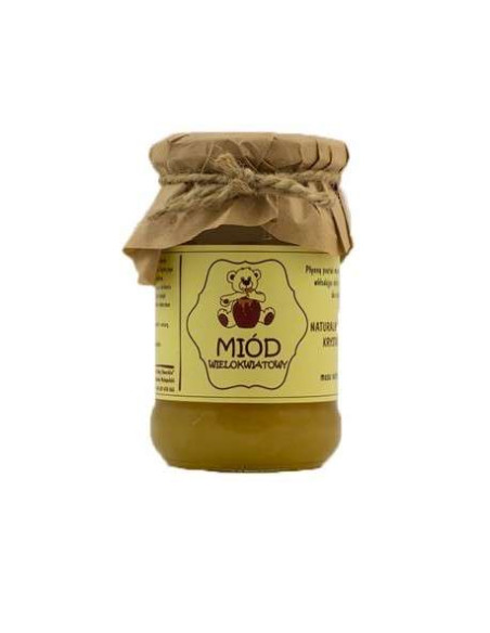 Miód Wielokwiatowy - 380g - Miody Dworskie