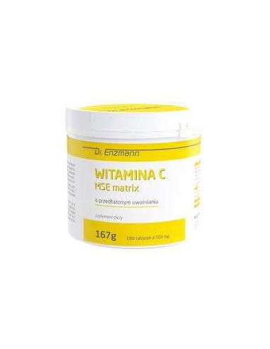 Witamina C MSE Matrix Dr Enzmann - 180 tabl - MSE Pharmazeutika GmbP