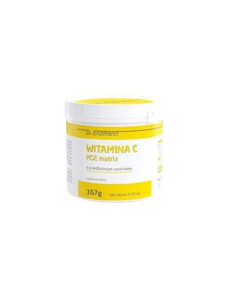 Witamina C MSE Matrix Dr Enzmann - 180 tabl - MSE Pharmazeutika GmbP