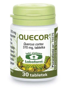 Quecor kora dębu - 30tabl - Labofarm