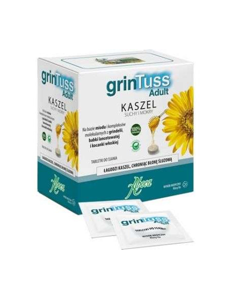 GrinTuss Adult tabletki do ssania - 20x1,5g - Aboca