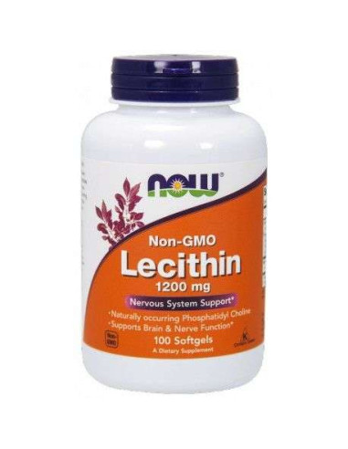 Lecytyna 1200mg - 100kaps - NOW