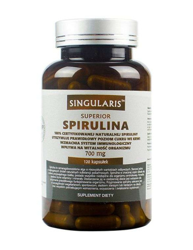 Spirulina Superior 700mg - 120kaps - Singularis