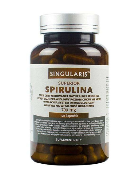 Spirulina Superior 700mg - 120kaps - Singularis
