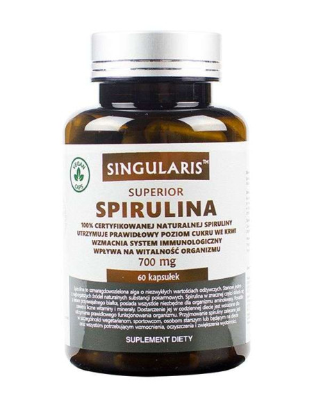 Spirulina Superior 700mg - 60kaps - Singularis