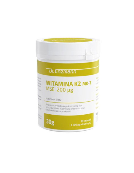 Witamina K2  MK 7 Dr Enzmann - 90 kaps - MSE Pharmazeutika