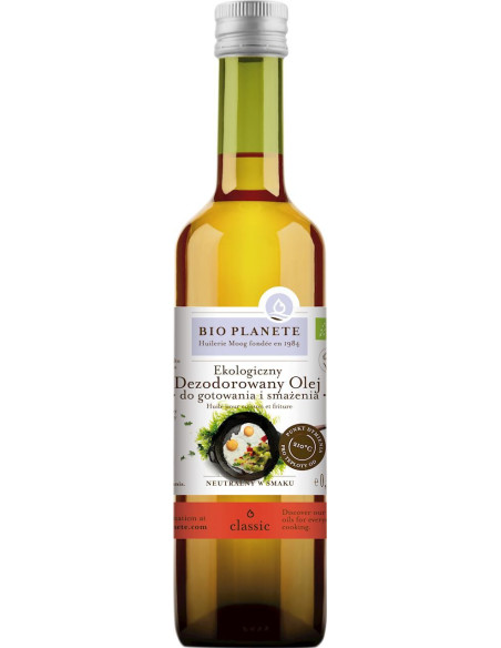 Uniwersalny olej do gotowania i smażenia Bio - 500 ml - Bio Planet