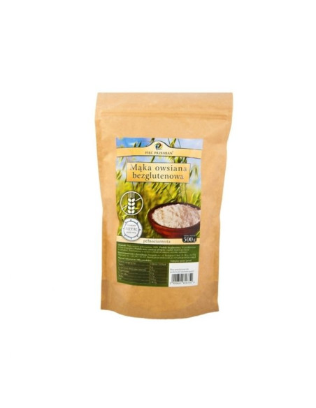 Mąka owsiana bezglutenowa - 500g - Pięć przemian