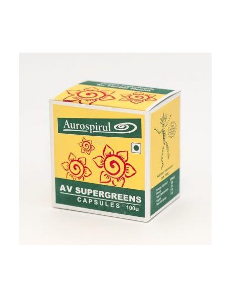 AV Supergreens - 100 kapsułek - Aurospirul