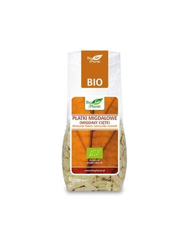 Płatki migdałowe ( migdały cięte) bio - 100g - Bio Planet
