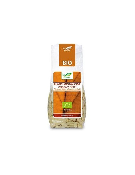 Płatki migdałowe ( migdały cięte) bio - 100g - Bio Planet