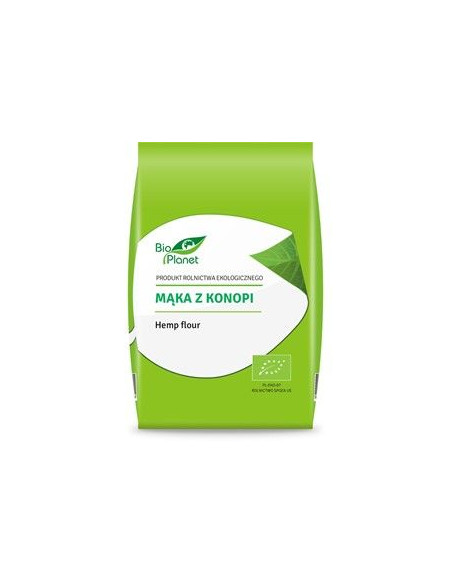 Mąka z konopi bio - 400g - Bio Planet
