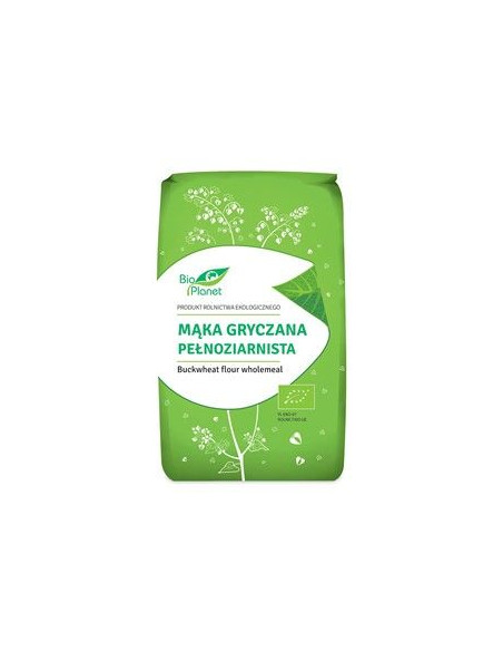 Mąka gryczana pełnoziarnista - 500g - Bio Planet