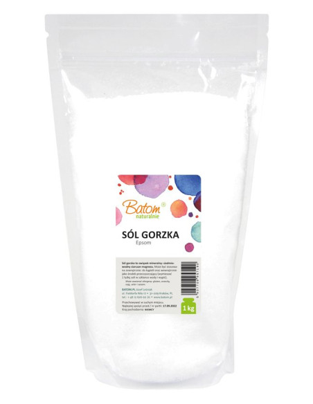 Sól Epsom - 1kg - Batom