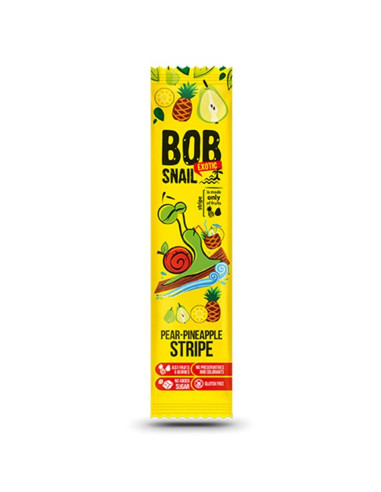 Przekąska Bob snail o smaku gruszka - ananas - 14g - Stewiarnia