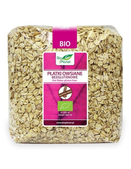 Płatki Owsiane Bezglutenowe - 1kg - Bio Planet