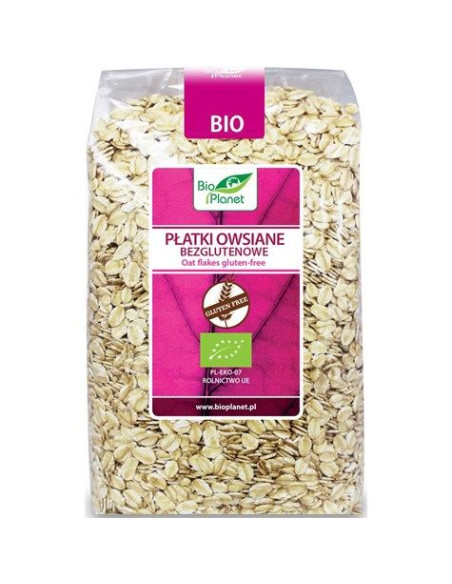Płatki Owsiane Bezglutenowe - 600g - Bio Planet