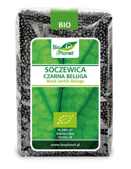 Soczewica czarna beluga - 500g - Bio Planet