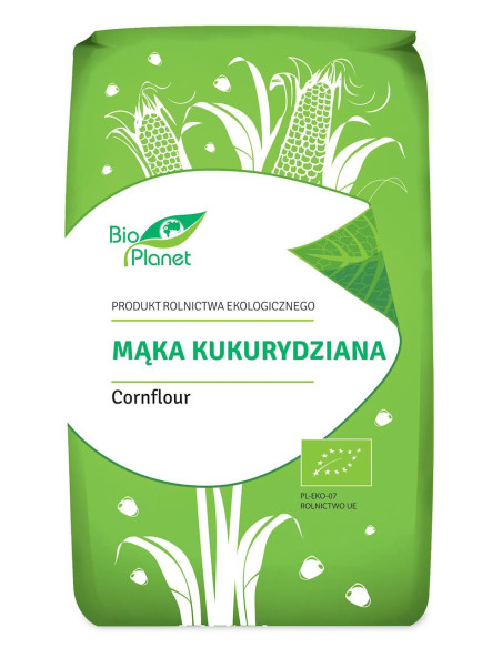 Mąka kukurydziana bio - 400g - Bio Planet