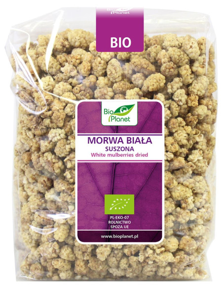 Morwa biała suszona - 1kg - Bio Planet