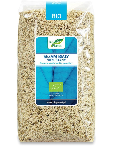 Sezam Biały Niełuskany Bio - 1kg - Bio Planet