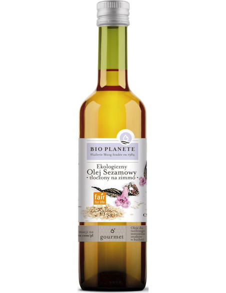 Olej sezamowy virgin BIO - 500ml - BIO PLANETE