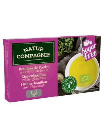 BULION KOSTKI DROBIOWE BEZ CUKRU I DROŻDŻY - 80g - NATUR COMPAGNIE