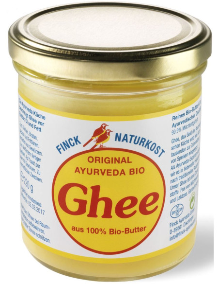 Masło Klarowane Ghee Bio - 220g - Finck Ayurveda