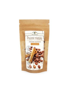 Prażone migdały z ksylitolem i cynamonem - 100g - Pięć Przemian