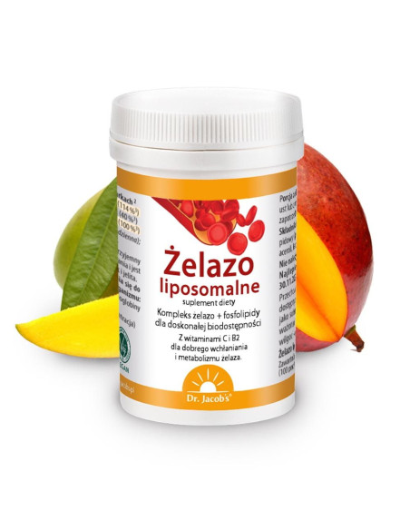Żelazo liposomalne -64 g - Dr. Jacobs