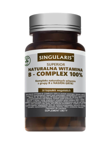 Naturalna Witamina B-Complex - 30 kaps - Singularis
