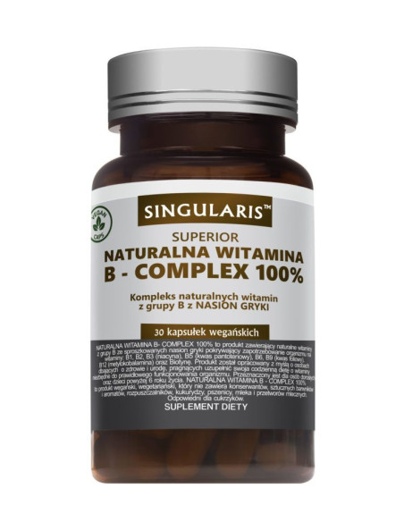 Naturalna Witamina B-Complex - 30 kaps - Singularis