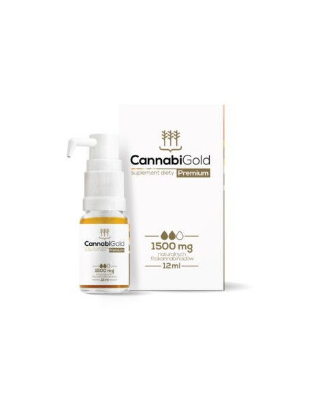 CannabiGold Premium 1500mg - 12ml - HemPoland