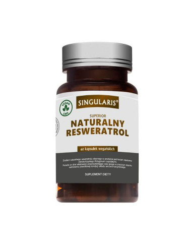 Naturalny resweratrol - 60kaps - Singularis