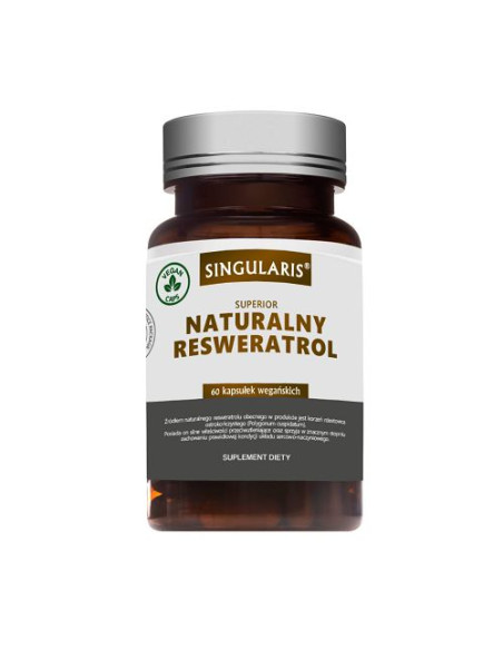 Naturalny resweratrol - 60kaps - Singularis