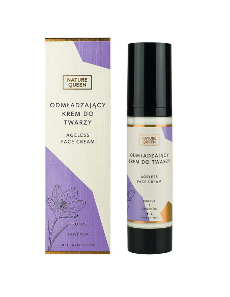 Krem odmładzający do twarzy - 50ml - Nature Queen