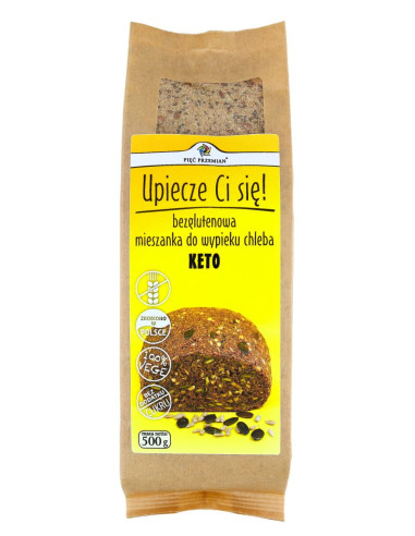 Mieszanka Chleba Bezglutenowego Keto - 500g - 5 Przemian