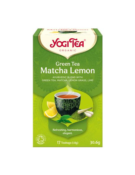 Herbata zielona z cytryną i matchą bio - 17x1,8 - Yogi tea