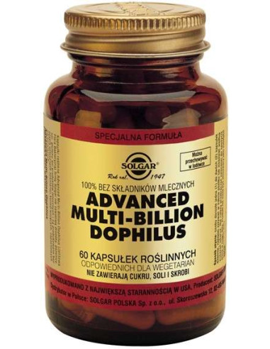 Advanced Multibilion Dophilus - 60 kaps - Solgar