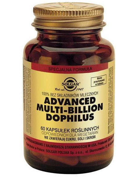 Advanced Multibilion Dophilus - 60 kaps - Solgar