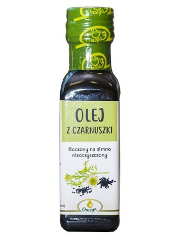Olej z Czarnuszki Nieoczyszczony Tłoczony Na Zimno - 100ml - Kropla Omega