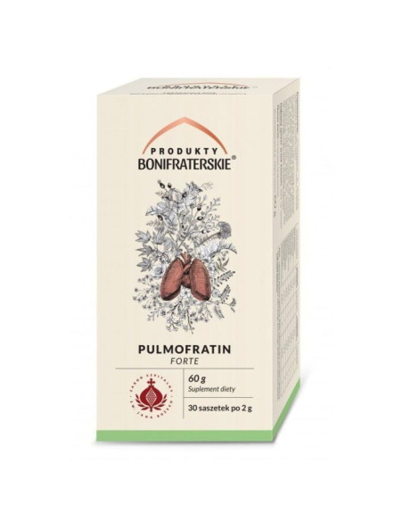 Herbatka Pulmofratin forte fix - 30x2g - Produkty Bonifraterskie