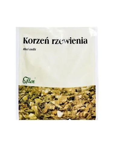 Rzewień korzeń -  50g - Flos