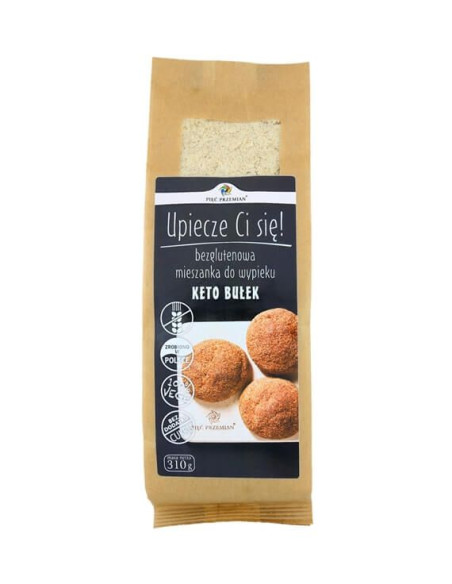 Mieszanka Na Keto Bułki Bezglutenowe - 310g - Pięć Przemian