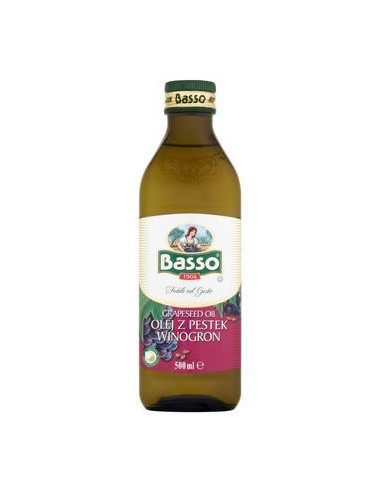Olej z pestek winogron - 500ml - Basso