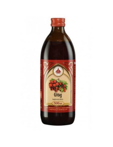 Głóg sok 100% - 500ml - Produkty Bonifraterskie