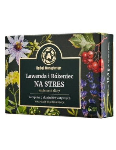 Lawenda i Różaniec Na Stres - 30kaps - Herbal Pharmaceuticals